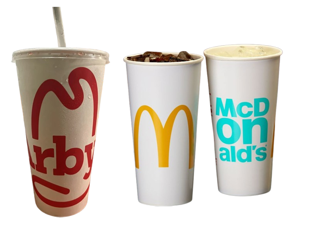 Fast food kağıt bardak